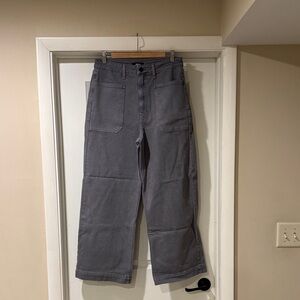 Just Black Gray Wide Leg Jeans